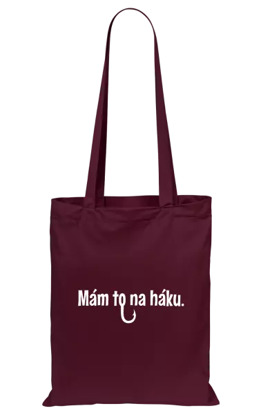 Látková taška Mám to na háku