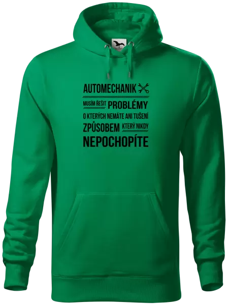 Pánská mikina Musím řešit problémy - automechanik