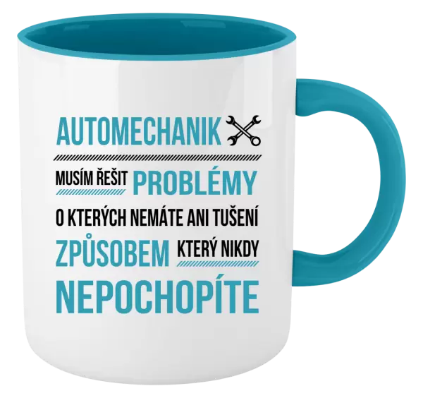 Hrnek Musím řešit problémy - automechanik