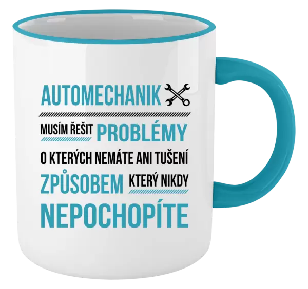 Hrnek Musím řešit problémy - automechanik