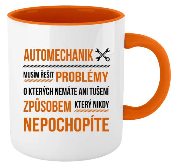 Hrnek Musím řešit problémy - automechanik