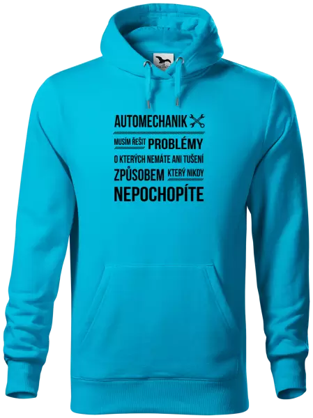 Pánská mikina Musím řešit problémy - automechanik