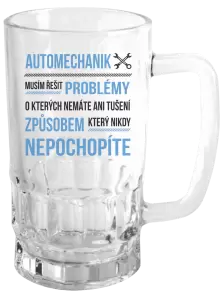 Půllitr Musím řešit problémy - automechanik