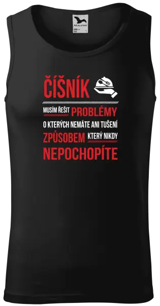 Pánské tílko Musím řešit problémy - číšník