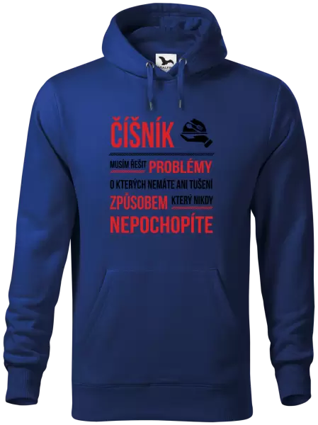 Pánská mikina Musím řešit problémy - číšník