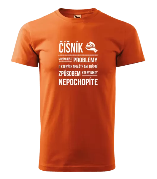 Pánské tričko Musím řešit problémy - číšník