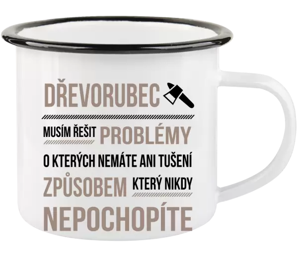 Plecháček Musím řešit problémy - dřevorubec