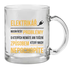 Hrnek Musím řešit problémy - elektrikář