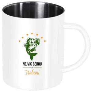 Nerezový hrnek Nejvíc berou v...