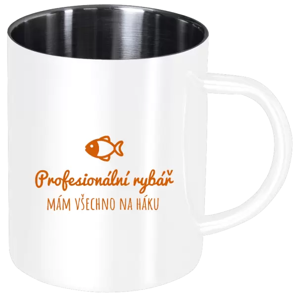Nerezový hrnek Profesionální rybář
