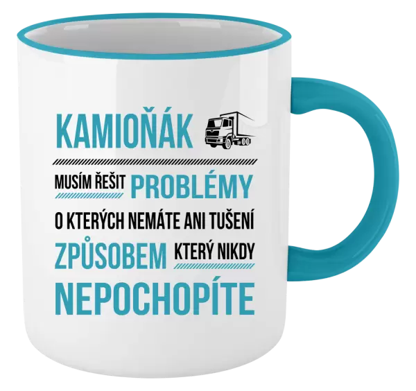 Hrnek Musím řešit problémy - kamioňák