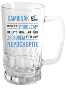 Půllitr Musím řešit problémy - kamioňák
