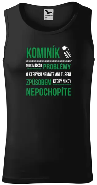 Pánské tílko Musím řešit problémy - kominík