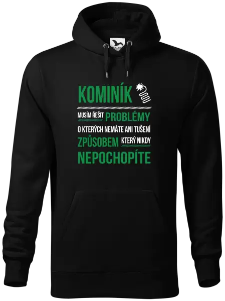 Pánská mikina Musím řešit problémy - kominík