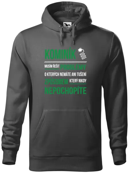 Pánská mikina Musím řešit problémy - kominík
