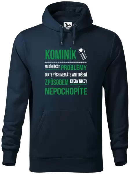 Pánská mikina Musím řešit problémy - kominík
