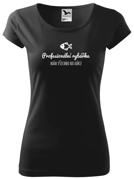 Dámské tričko Profesionální rybářka