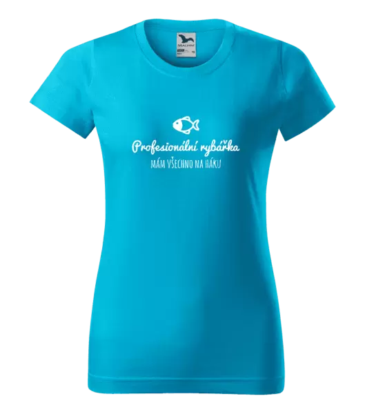 Dámské tričko Profesionální rybářka