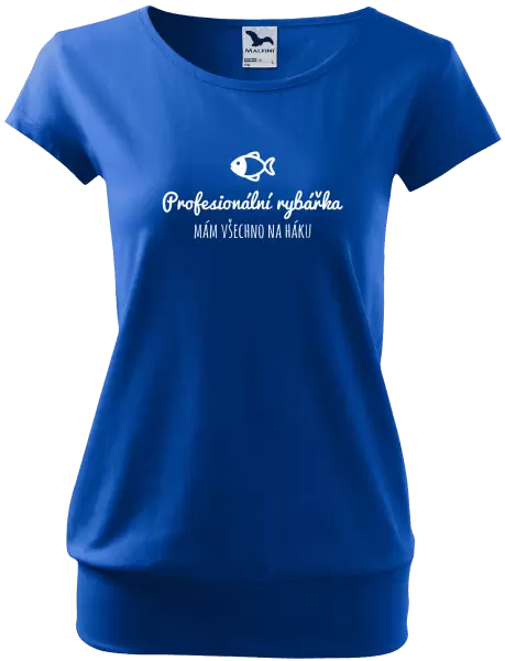Dámské tričko Profesionální rybářka
