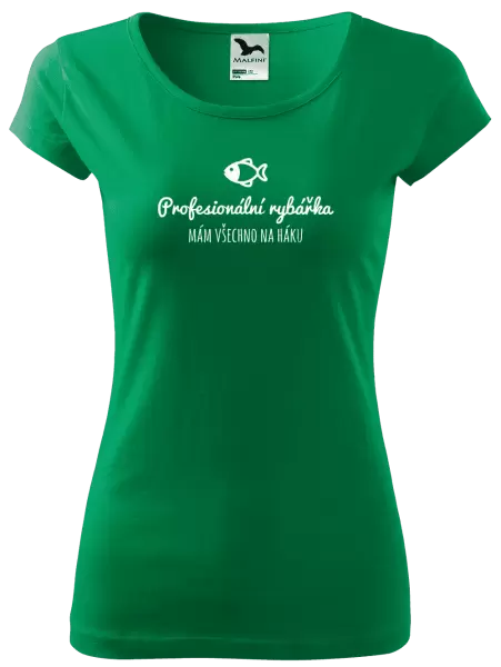 Dámské tričko Profesionální rybářka