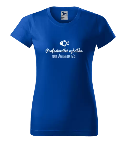 Dámské tričko Profesionální rybářka