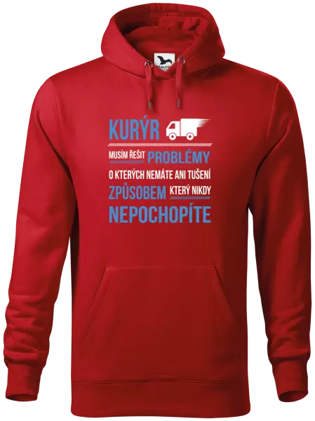 Pánská mikina Musím řešit problémy - kurýr