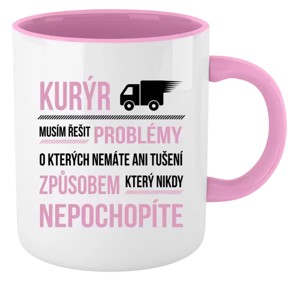 Hrnek Musím řešit problémy - kurýr