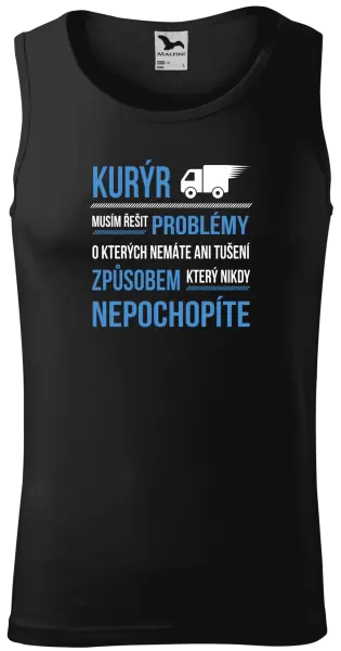 Pánské tílko Musím řešit problémy - kurýr