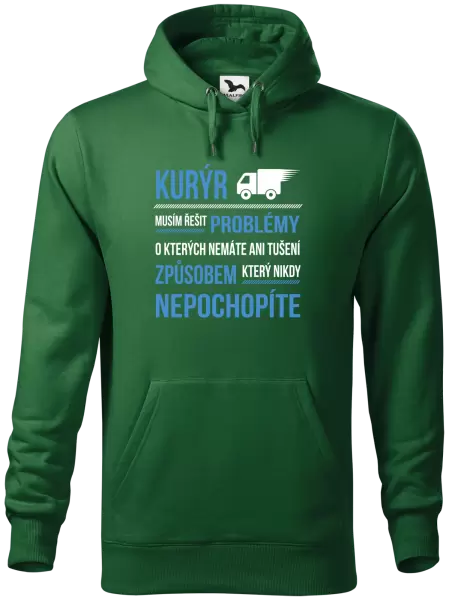 Pánská mikina Musím řešit problémy - kurýr
