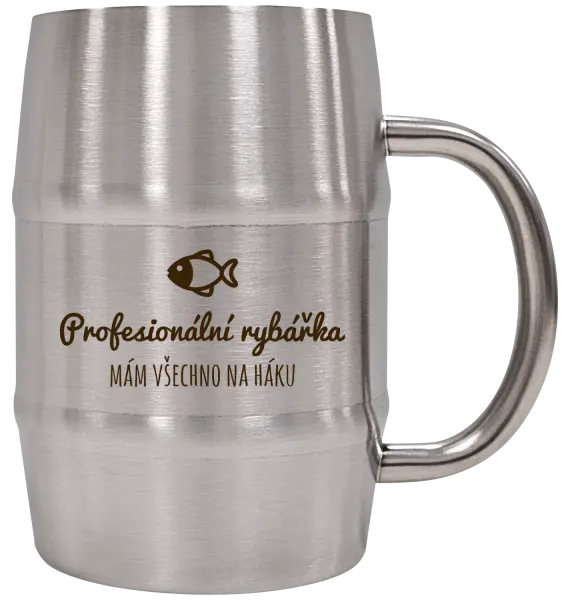 Nerezový chladicí půllitr Profesionální rybářka