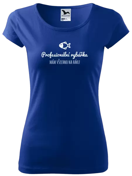 Dámské tričko Profesionální rybářka