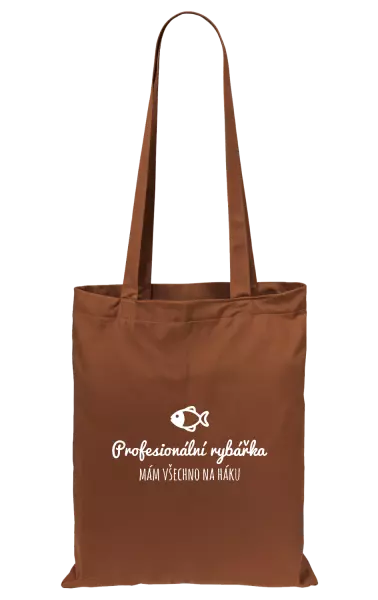 Látková taška Profesionální rybářka
