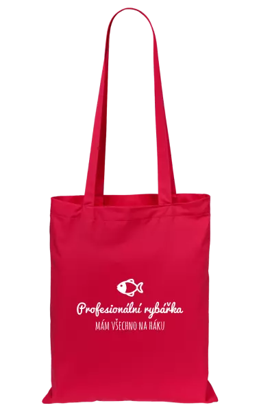 Látková taška Profesionální rybářka