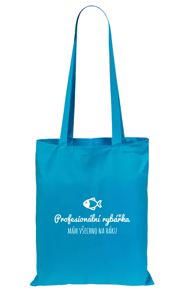 Látková taška Profesionální rybářka