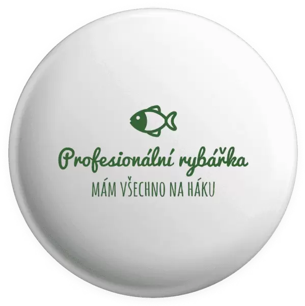 Placka Profesionální rybářka