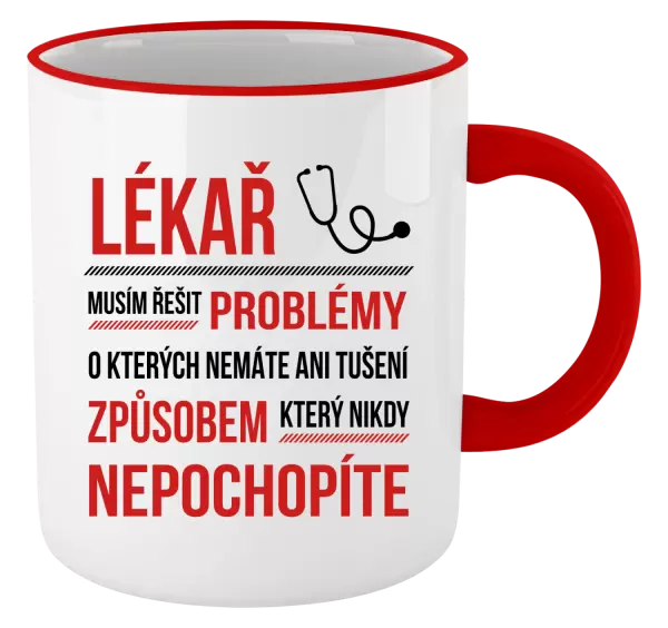 Hrnek Musím řešit problémy - lékař