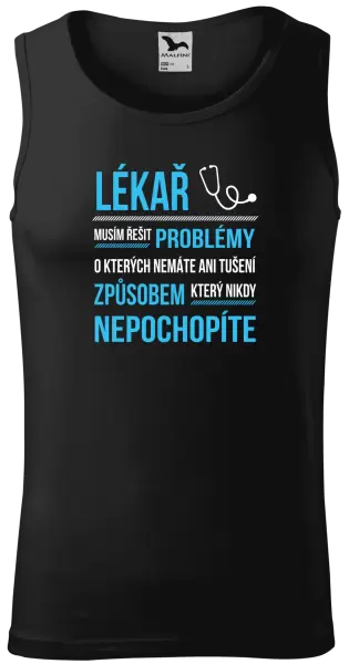 Pánské tílko Musím řešit problémy - lékař