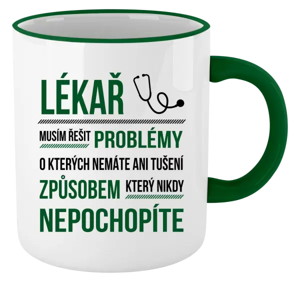 Hrnek Musím řešit problémy - lékař