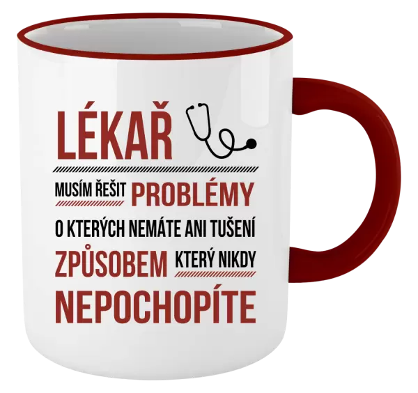 Hrnek Musím řešit problémy - lékař