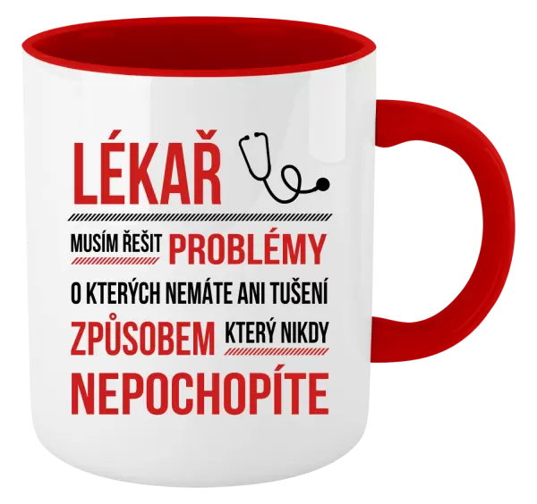 Hrnek Musím řešit problémy - lékař