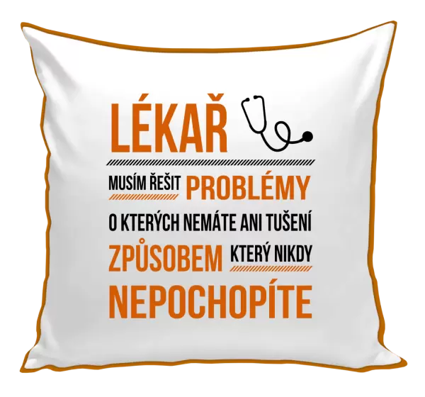 Polštář Musím řešit problémy - lékař