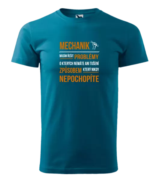 Pánské tričko Musím řešit problémy - mechanik