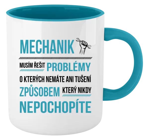 Hrnek Musím řešit problémy - mechanik