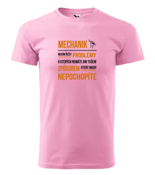 Pánské tričko Musím řešit problémy - mechanik