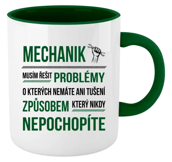 Hrnek Musím řešit problémy - mechanik