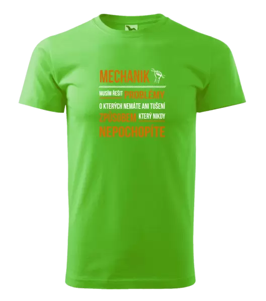 Pánské tričko Musím řešit problémy - mechanik