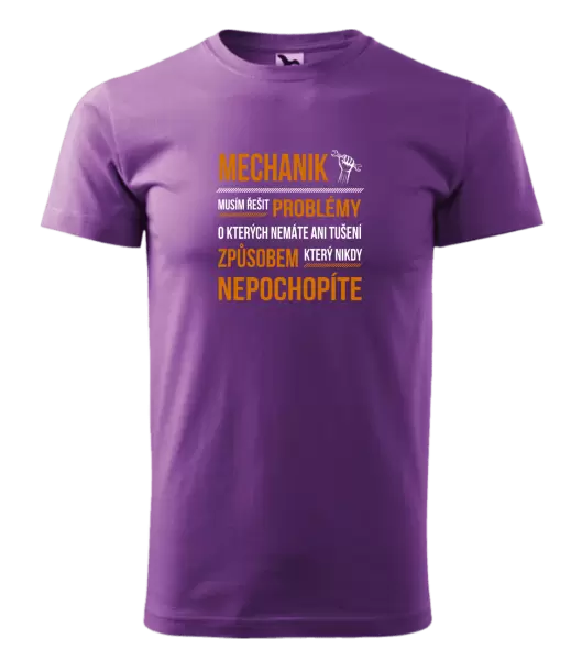 Pánské tričko Musím řešit problémy - mechanik