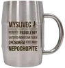 Nerezový chladicí půllitr Musím řešit problémy - myslivec