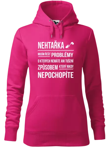 Dámská mikina Musím řešit problémy - nehtařka