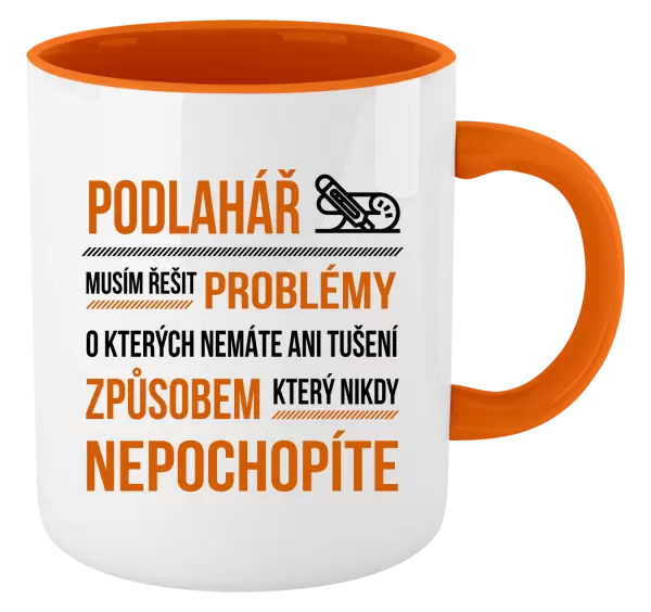 Hrnek Musím řešit problémy - podlahář